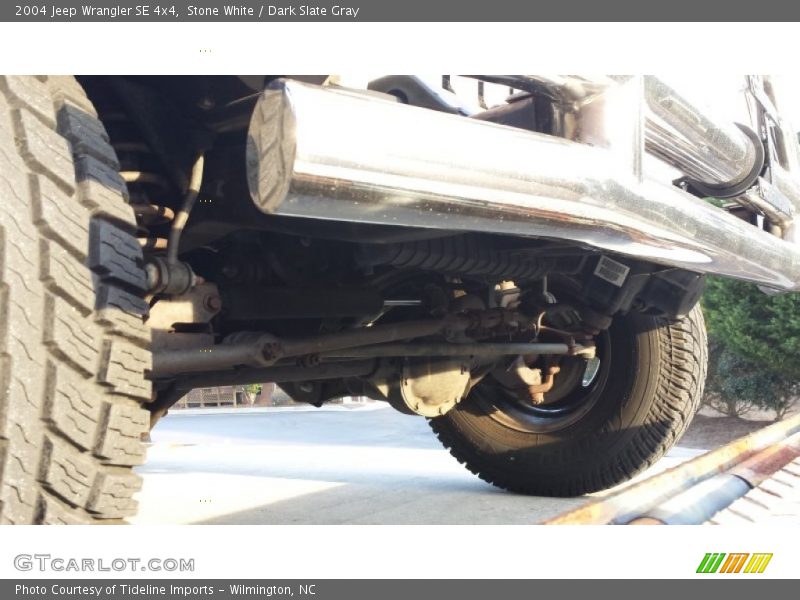 Stone White / Dark Slate Gray 2004 Jeep Wrangler SE 4x4