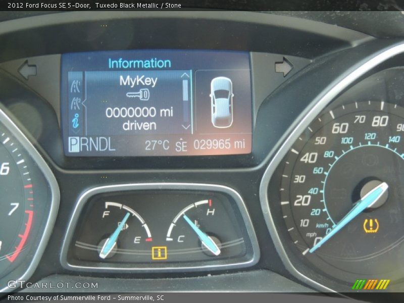 Tuxedo Black Metallic / Stone 2012 Ford Focus SE 5-Door