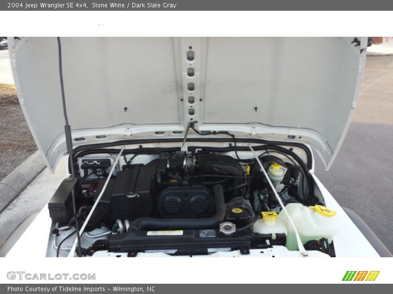 Stone White / Dark Slate Gray 2004 Jeep Wrangler SE 4x4