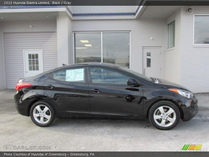 Black / Gray 2013 Hyundai Elantra Limited