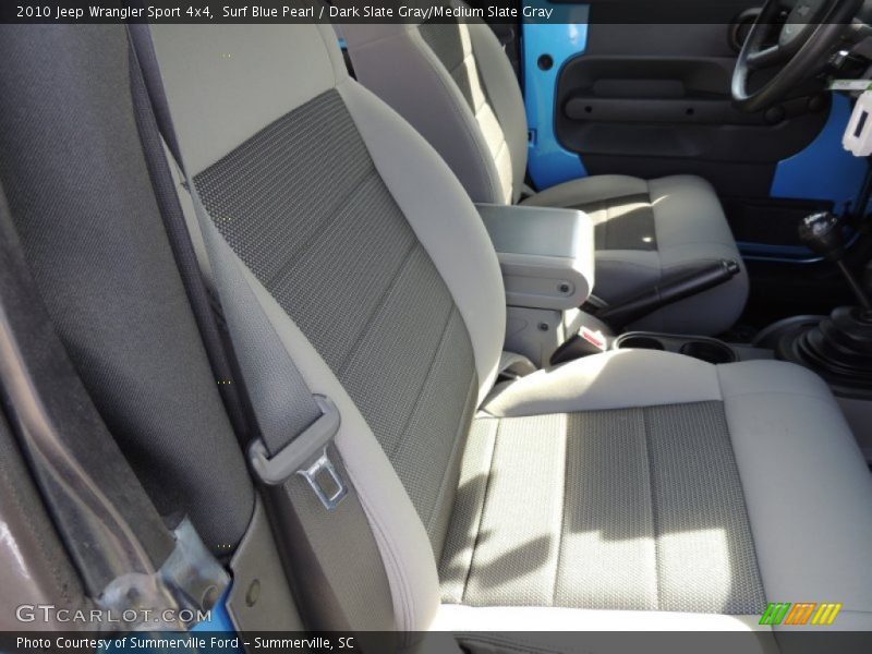 Surf Blue Pearl / Dark Slate Gray/Medium Slate Gray 2010 Jeep Wrangler Sport 4x4
