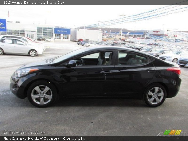 Black / Gray 2013 Hyundai Elantra Limited