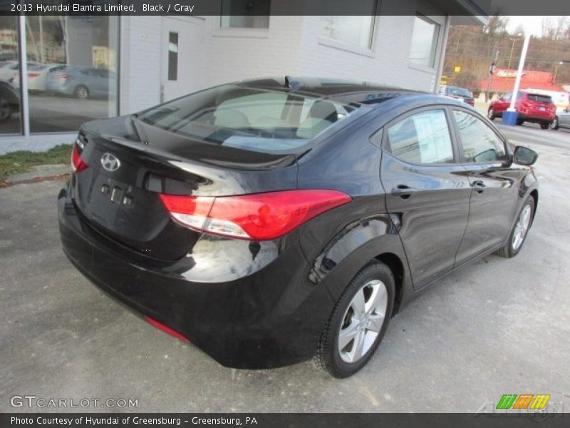 Black / Gray 2013 Hyundai Elantra Limited