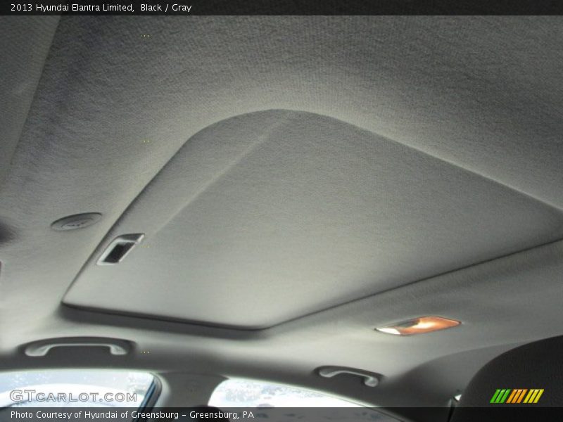 Black / Gray 2013 Hyundai Elantra Limited