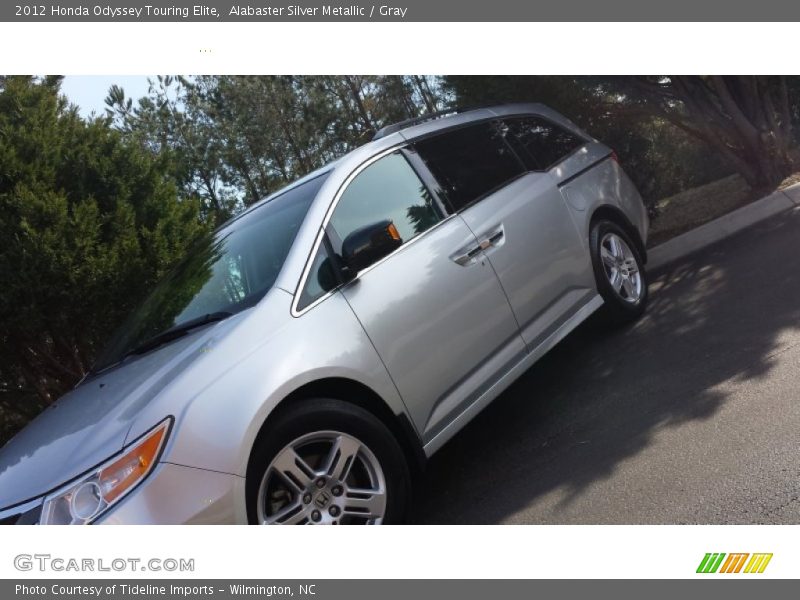 Alabaster Silver Metallic / Gray 2012 Honda Odyssey Touring Elite