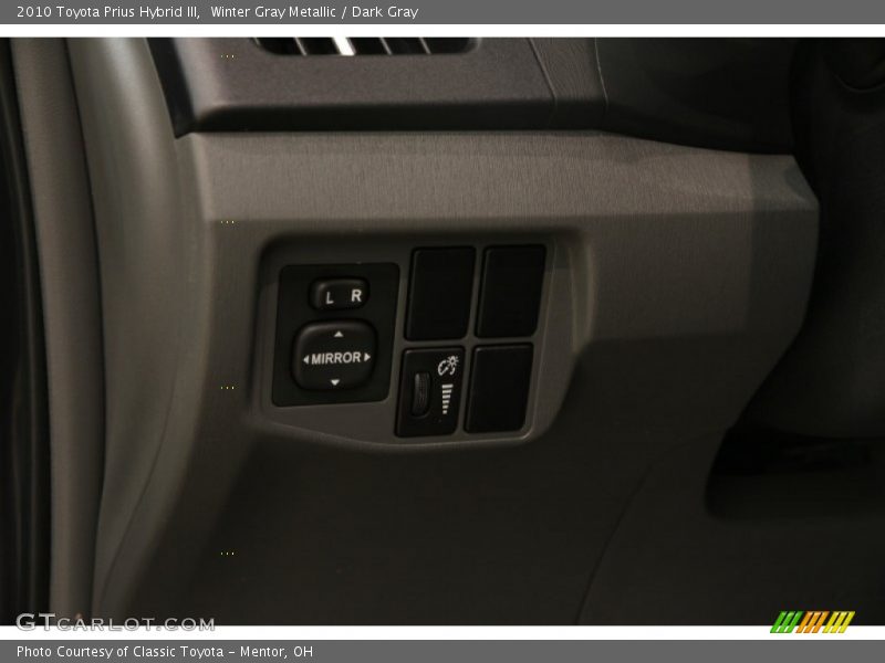 Winter Gray Metallic / Dark Gray 2010 Toyota Prius Hybrid III