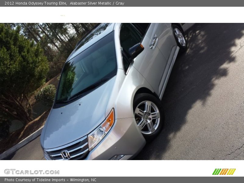 Alabaster Silver Metallic / Gray 2012 Honda Odyssey Touring Elite
