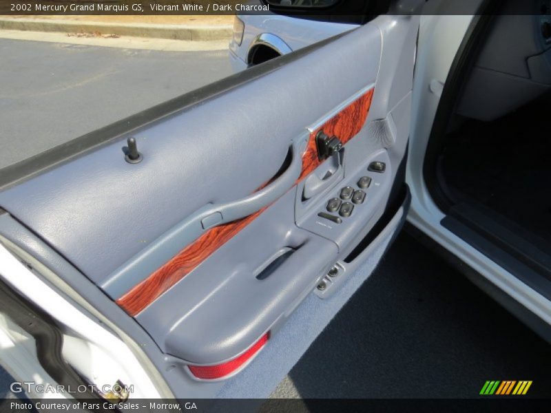 Vibrant White / Dark Charcoal 2002 Mercury Grand Marquis GS