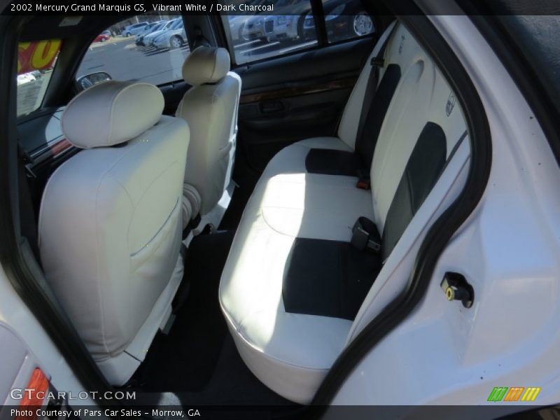 Vibrant White / Dark Charcoal 2002 Mercury Grand Marquis GS
