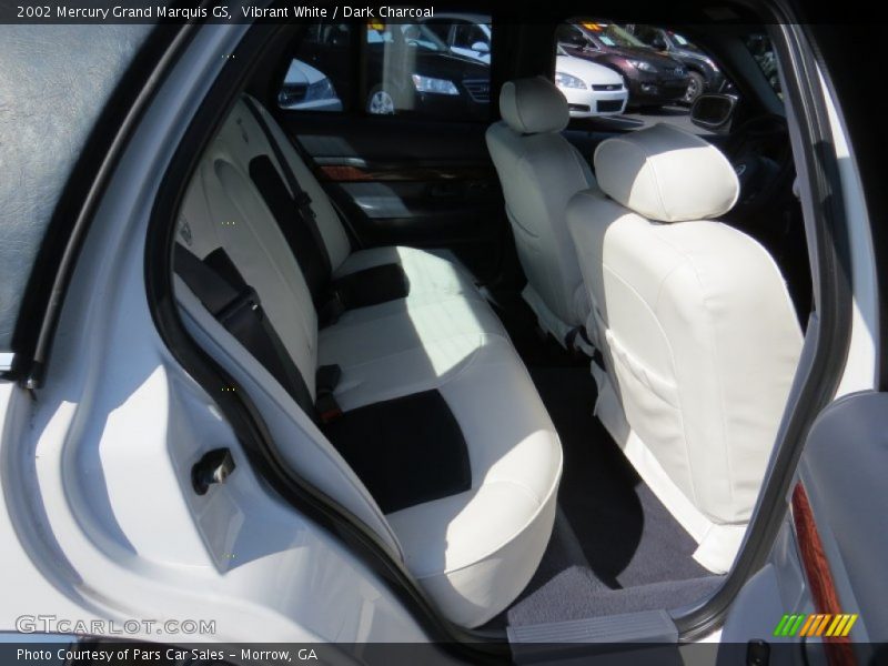 Vibrant White / Dark Charcoal 2002 Mercury Grand Marquis GS