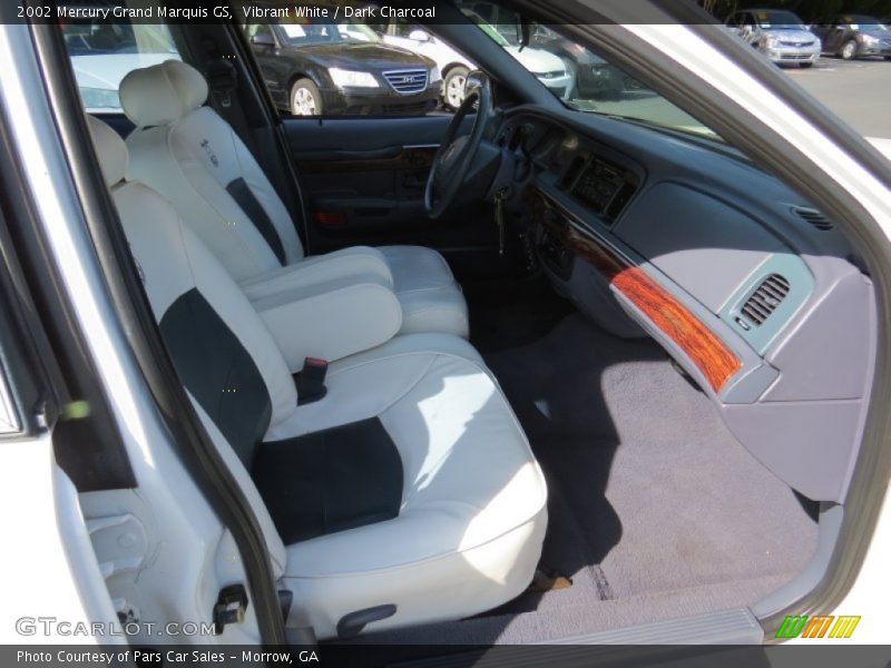 Vibrant White / Dark Charcoal 2002 Mercury Grand Marquis GS