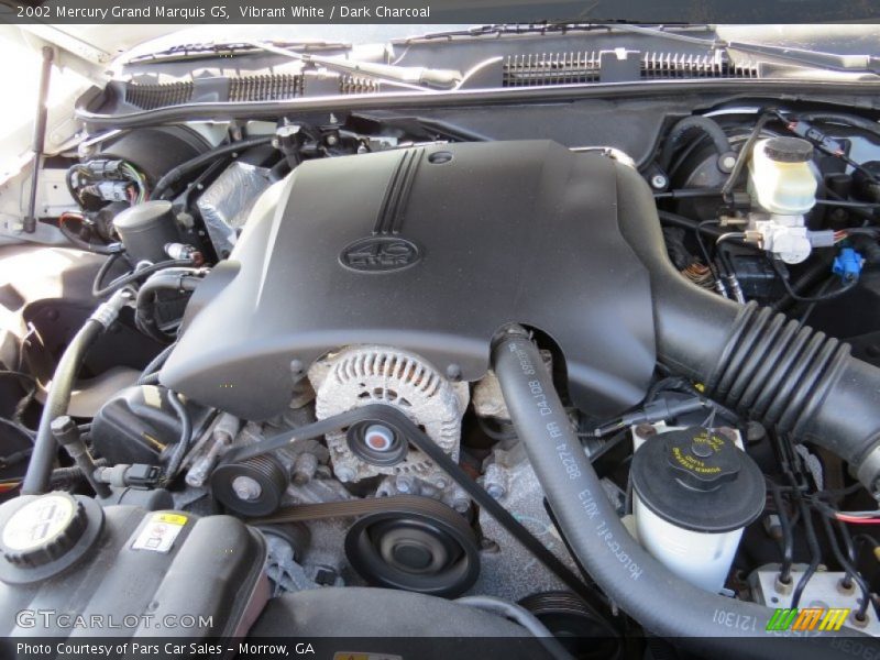 Vibrant White / Dark Charcoal 2002 Mercury Grand Marquis GS