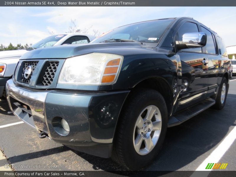 Deep Water Blue Metallic / Graphite/Titanium 2004 Nissan Armada SE 4x4