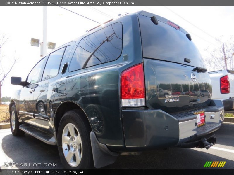 Deep Water Blue Metallic / Graphite/Titanium 2004 Nissan Armada SE 4x4