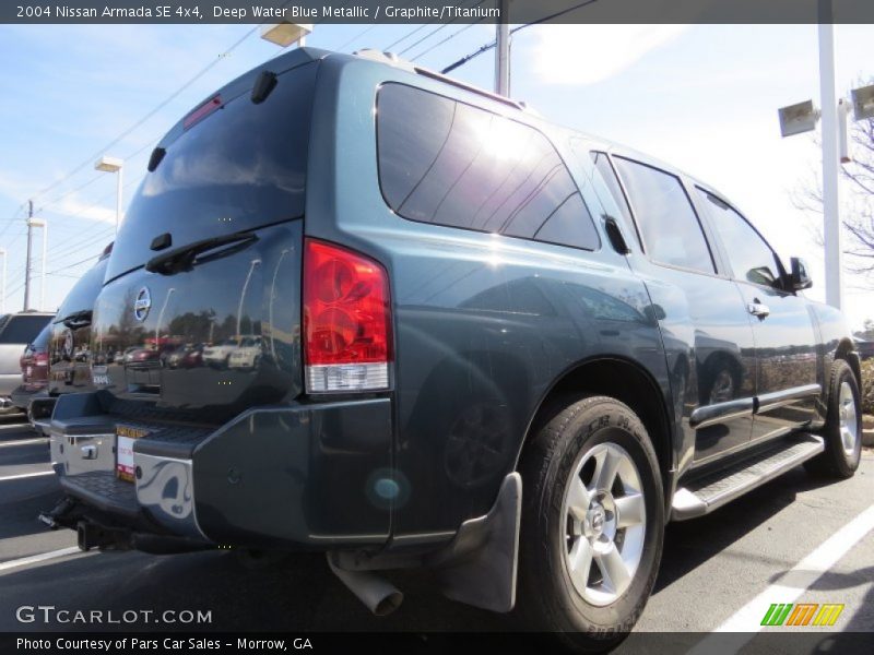 Deep Water Blue Metallic / Graphite/Titanium 2004 Nissan Armada SE 4x4