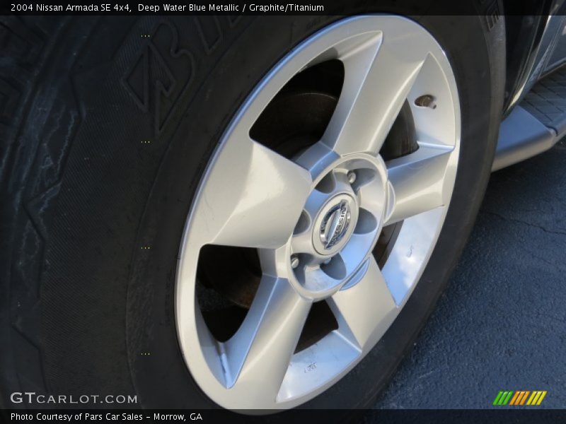 Deep Water Blue Metallic / Graphite/Titanium 2004 Nissan Armada SE 4x4