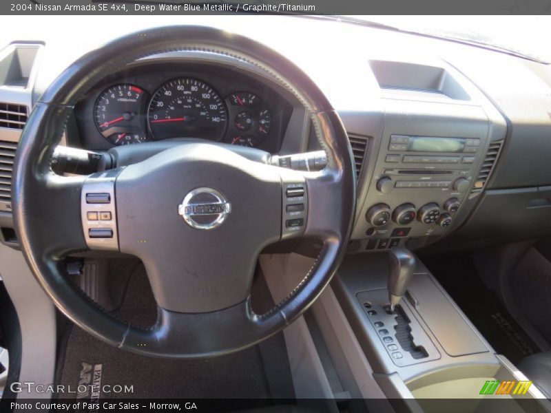 Deep Water Blue Metallic / Graphite/Titanium 2004 Nissan Armada SE 4x4