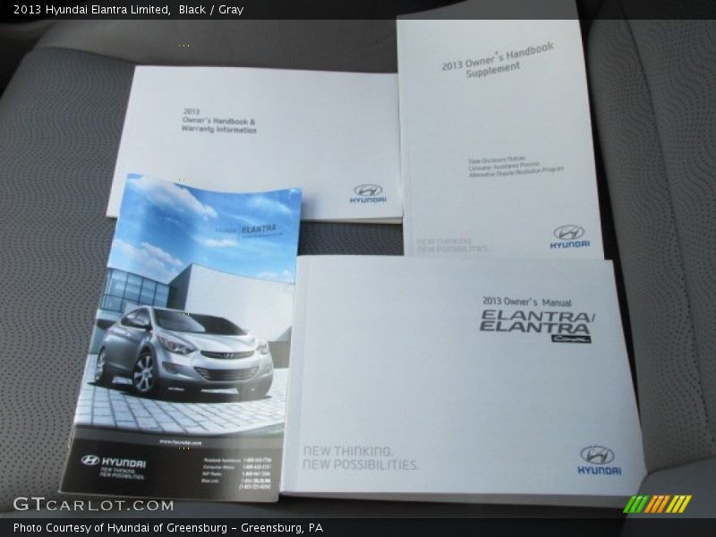 Black / Gray 2013 Hyundai Elantra Limited