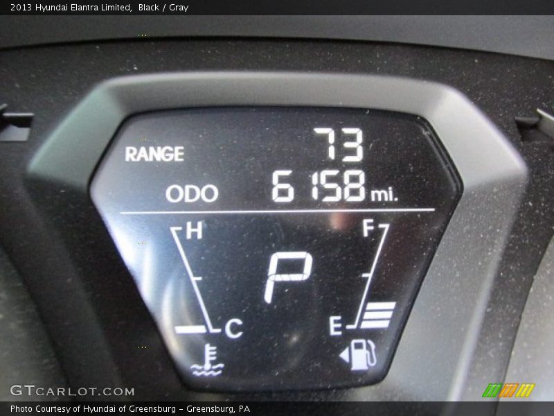 Black / Gray 2013 Hyundai Elantra Limited