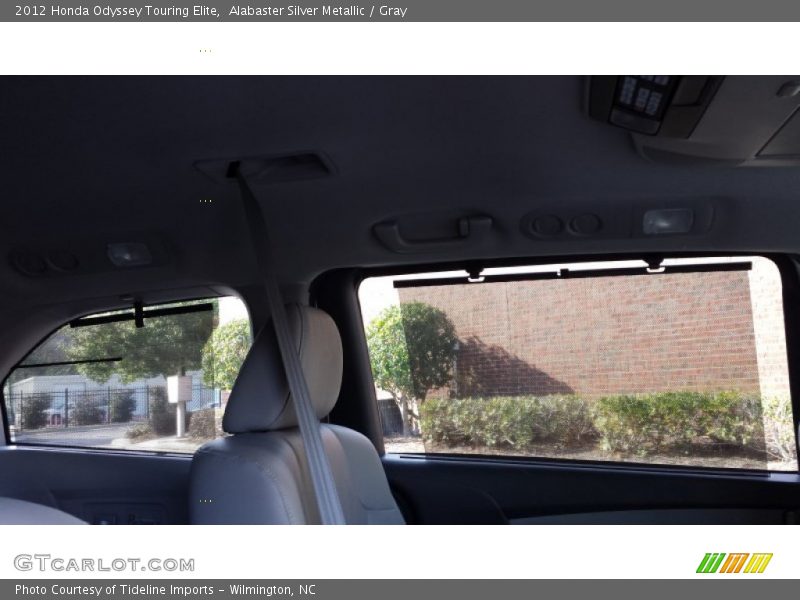 Alabaster Silver Metallic / Gray 2012 Honda Odyssey Touring Elite