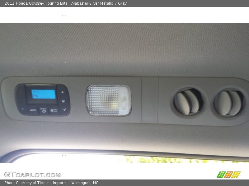 Alabaster Silver Metallic / Gray 2012 Honda Odyssey Touring Elite