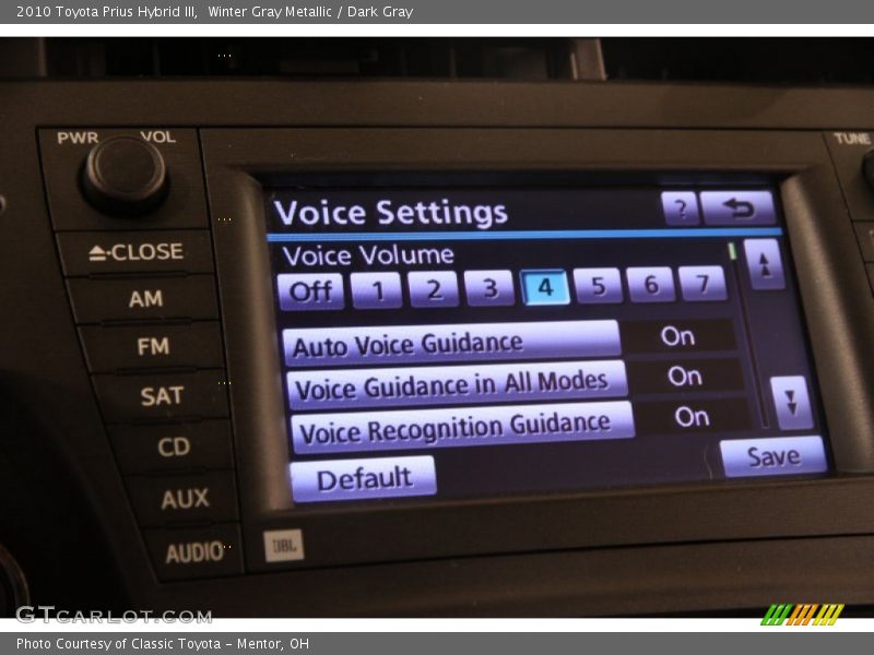 Winter Gray Metallic / Dark Gray 2010 Toyota Prius Hybrid III