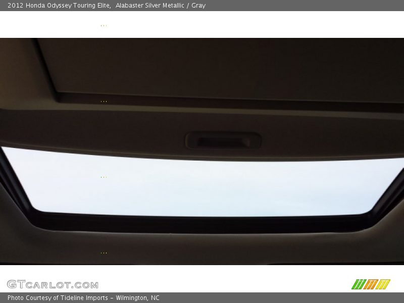 Alabaster Silver Metallic / Gray 2012 Honda Odyssey Touring Elite