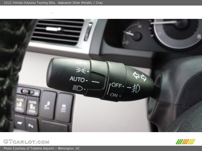 Alabaster Silver Metallic / Gray 2012 Honda Odyssey Touring Elite