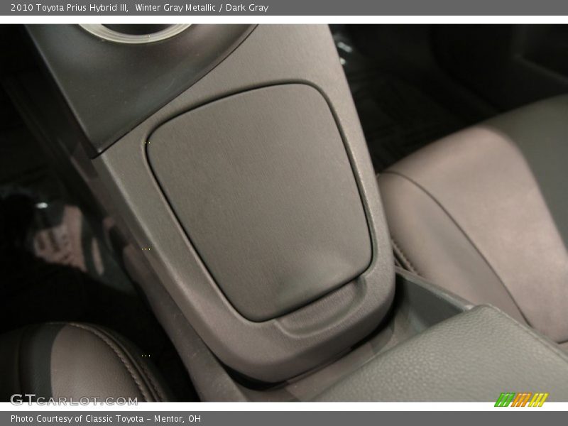 Winter Gray Metallic / Dark Gray 2010 Toyota Prius Hybrid III