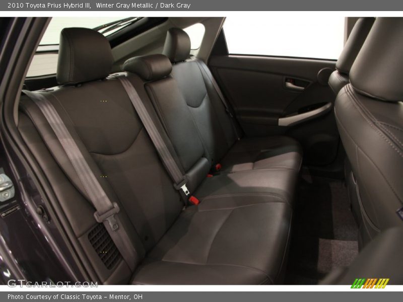 Winter Gray Metallic / Dark Gray 2010 Toyota Prius Hybrid III