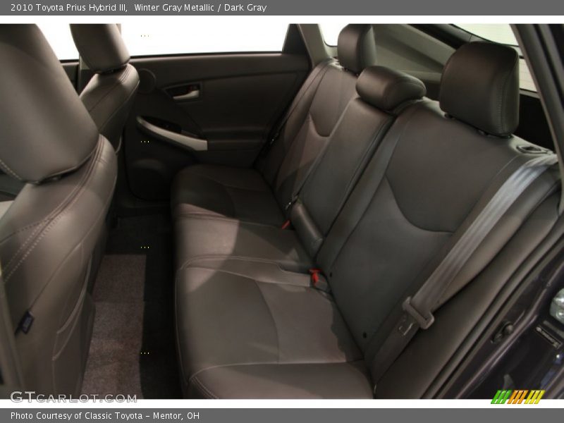 Winter Gray Metallic / Dark Gray 2010 Toyota Prius Hybrid III