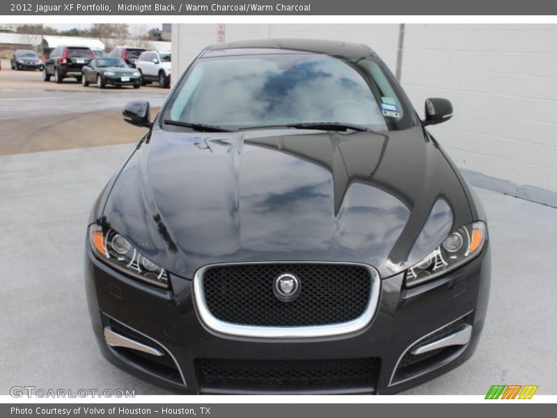 Midnight Black / Warm Charcoal/Warm Charcoal 2012 Jaguar XF Portfolio