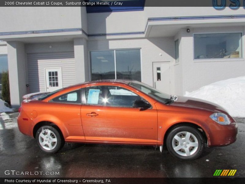 Sunburst Orange Metallic / Gray 2006 Chevrolet Cobalt LS Coupe