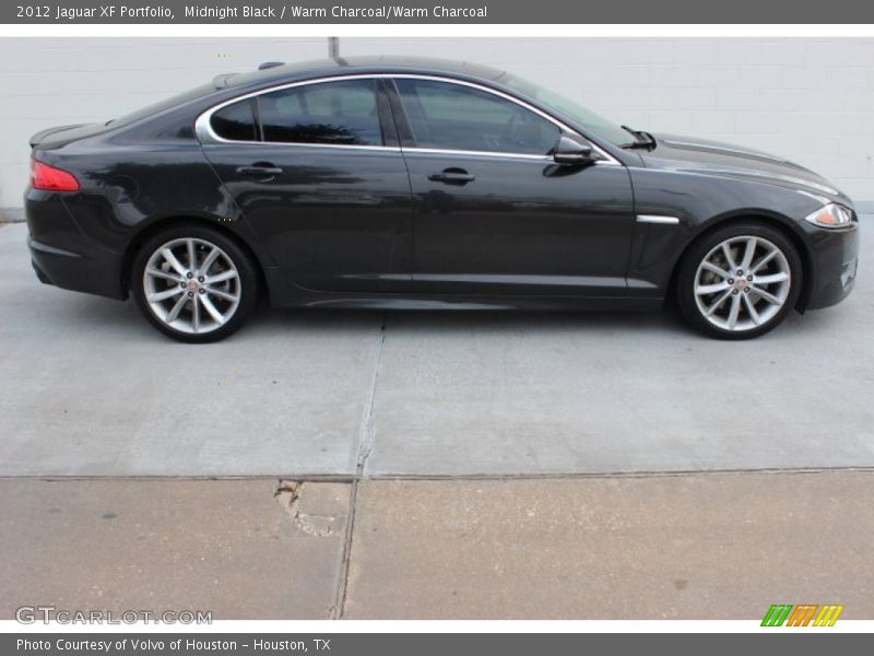 Midnight Black / Warm Charcoal/Warm Charcoal 2012 Jaguar XF Portfolio