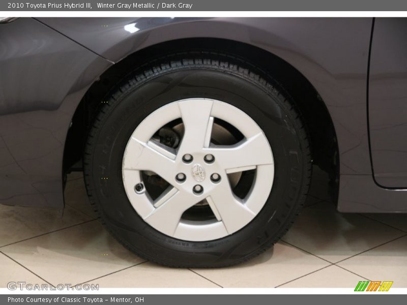 Winter Gray Metallic / Dark Gray 2010 Toyota Prius Hybrid III