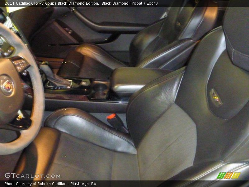 Black Diamond Tricoat / Ebony 2011 Cadillac CTS -V Coupe Black Diamond Edition