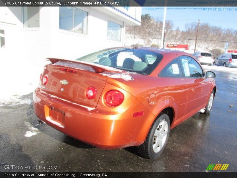 Sunburst Orange Metallic / Gray 2006 Chevrolet Cobalt LS Coupe