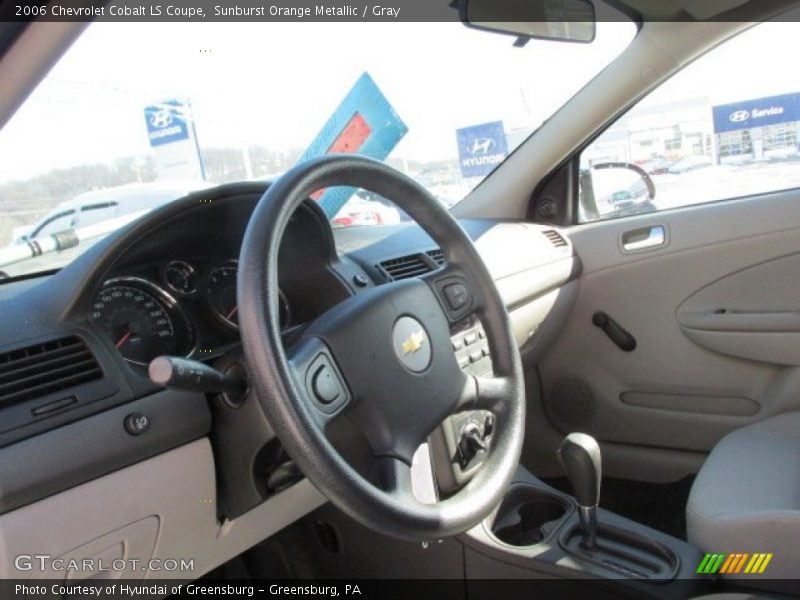 Sunburst Orange Metallic / Gray 2006 Chevrolet Cobalt LS Coupe