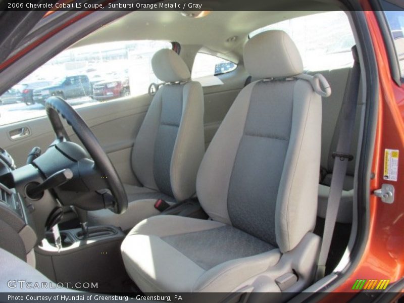 Sunburst Orange Metallic / Gray 2006 Chevrolet Cobalt LS Coupe