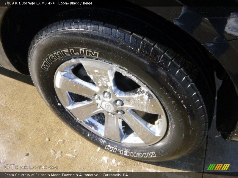 Ebony Black / Beige 2009 Kia Borrego EX V6 4x4