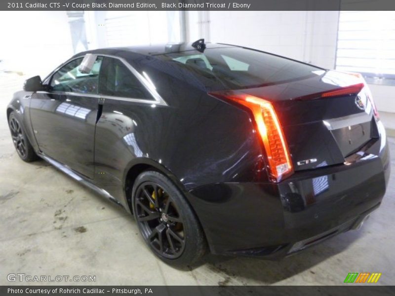 Black Diamond Tricoat / Ebony 2011 Cadillac CTS -V Coupe Black Diamond Edition