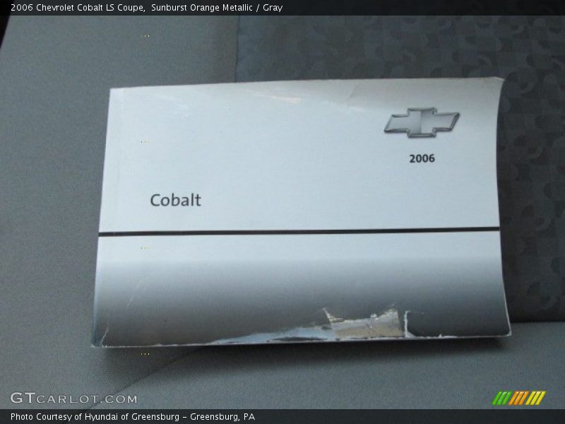 Sunburst Orange Metallic / Gray 2006 Chevrolet Cobalt LS Coupe