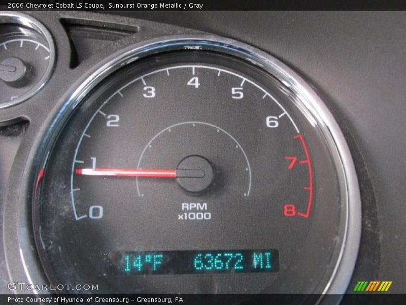 Sunburst Orange Metallic / Gray 2006 Chevrolet Cobalt LS Coupe