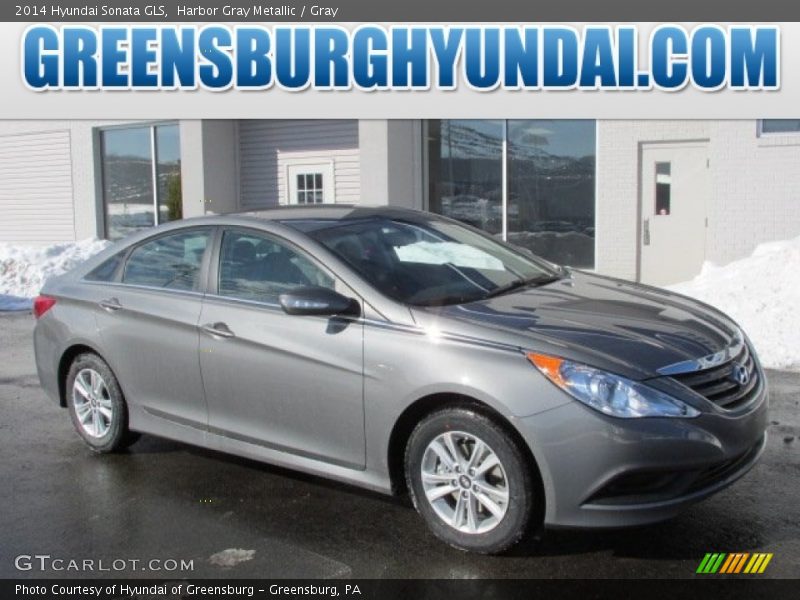 Harbor Gray Metallic / Gray 2014 Hyundai Sonata GLS