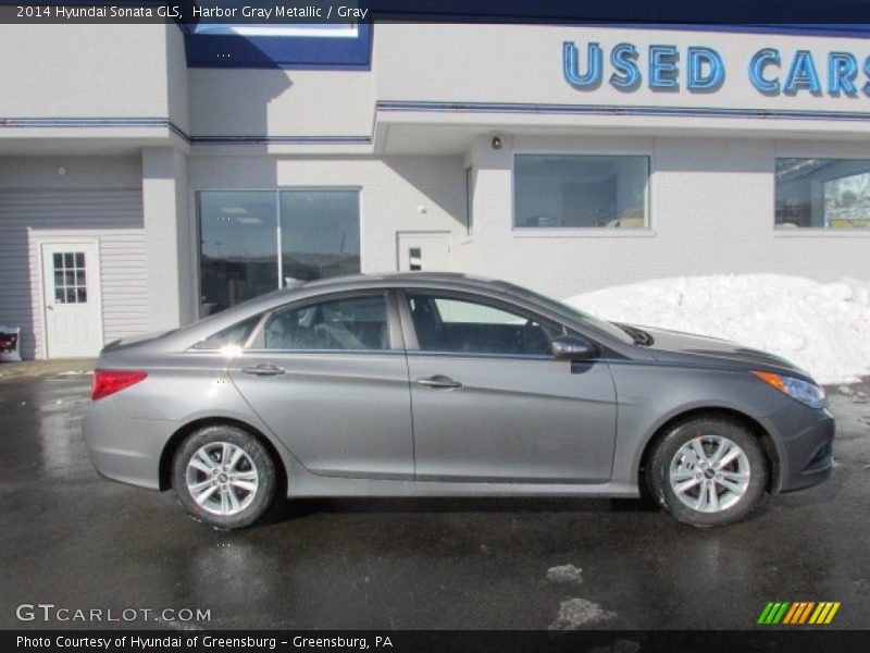 Harbor Gray Metallic / Gray 2014 Hyundai Sonata GLS