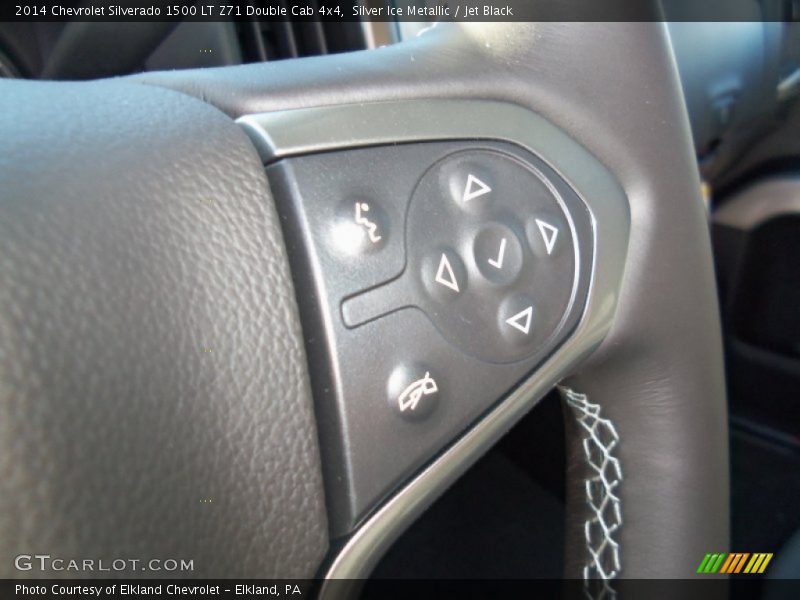 Silver Ice Metallic / Jet Black 2014 Chevrolet Silverado 1500 LT Z71 Double Cab 4x4