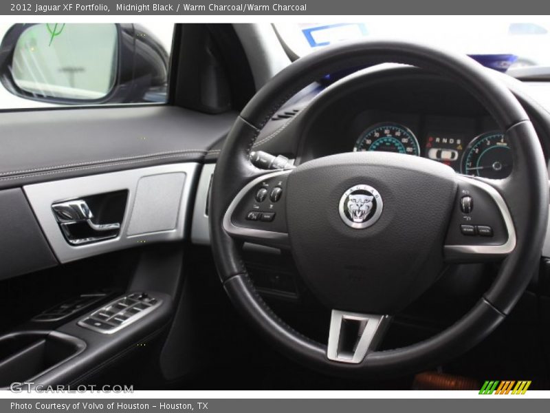 Midnight Black / Warm Charcoal/Warm Charcoal 2012 Jaguar XF Portfolio