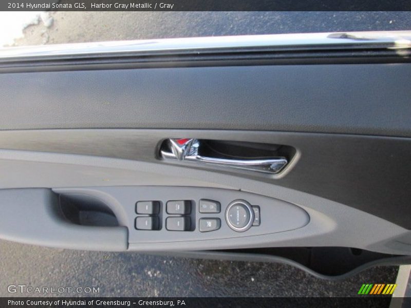 Harbor Gray Metallic / Gray 2014 Hyundai Sonata GLS