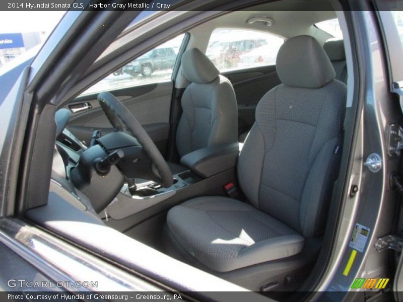 Harbor Gray Metallic / Gray 2014 Hyundai Sonata GLS