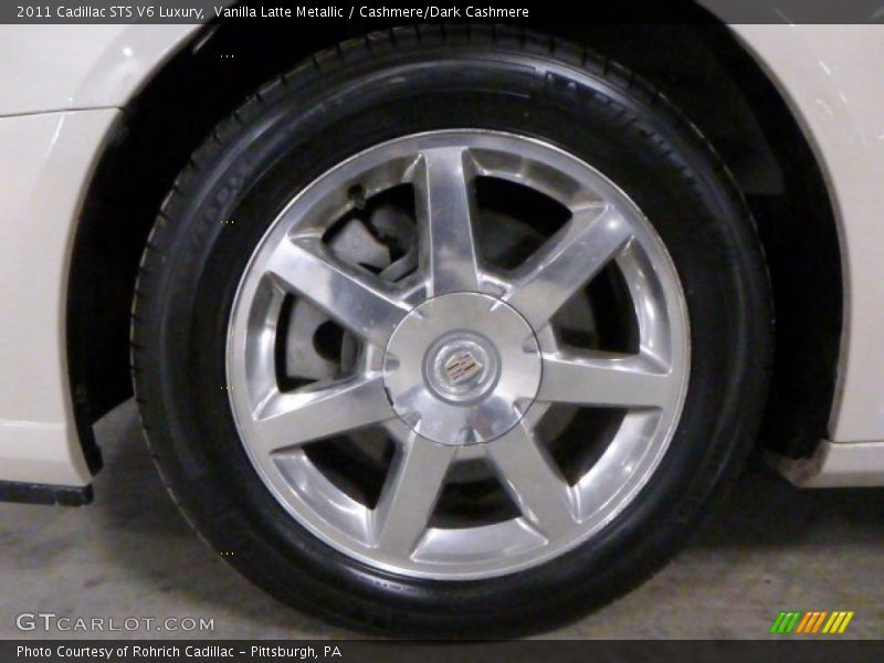 Vanilla Latte Metallic / Cashmere/Dark Cashmere 2011 Cadillac STS V6 Luxury